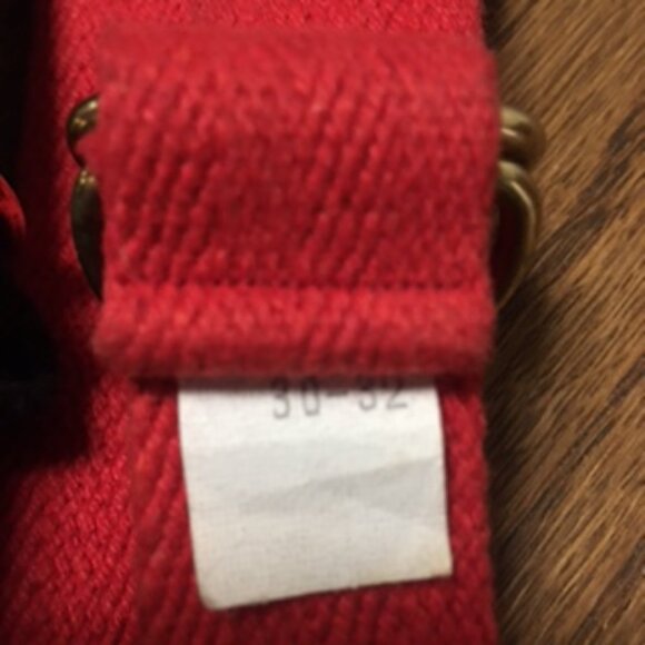 Bundle of Two Vintage Polo Cotton Webbing Belts - Picture 6 of 9